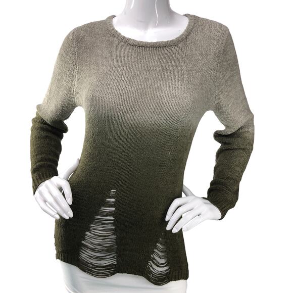 B&K Moda Womens Size 1 S/M Sweater Distressed Art to Wear Lagenlook Istanbul - Picture 1 of 15